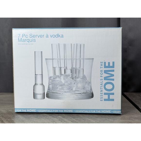 Crystal Vodka Glass Shot Set Service for 6 Colony Glass Handmade in Turkey 4.5in - Picture 3 of 4